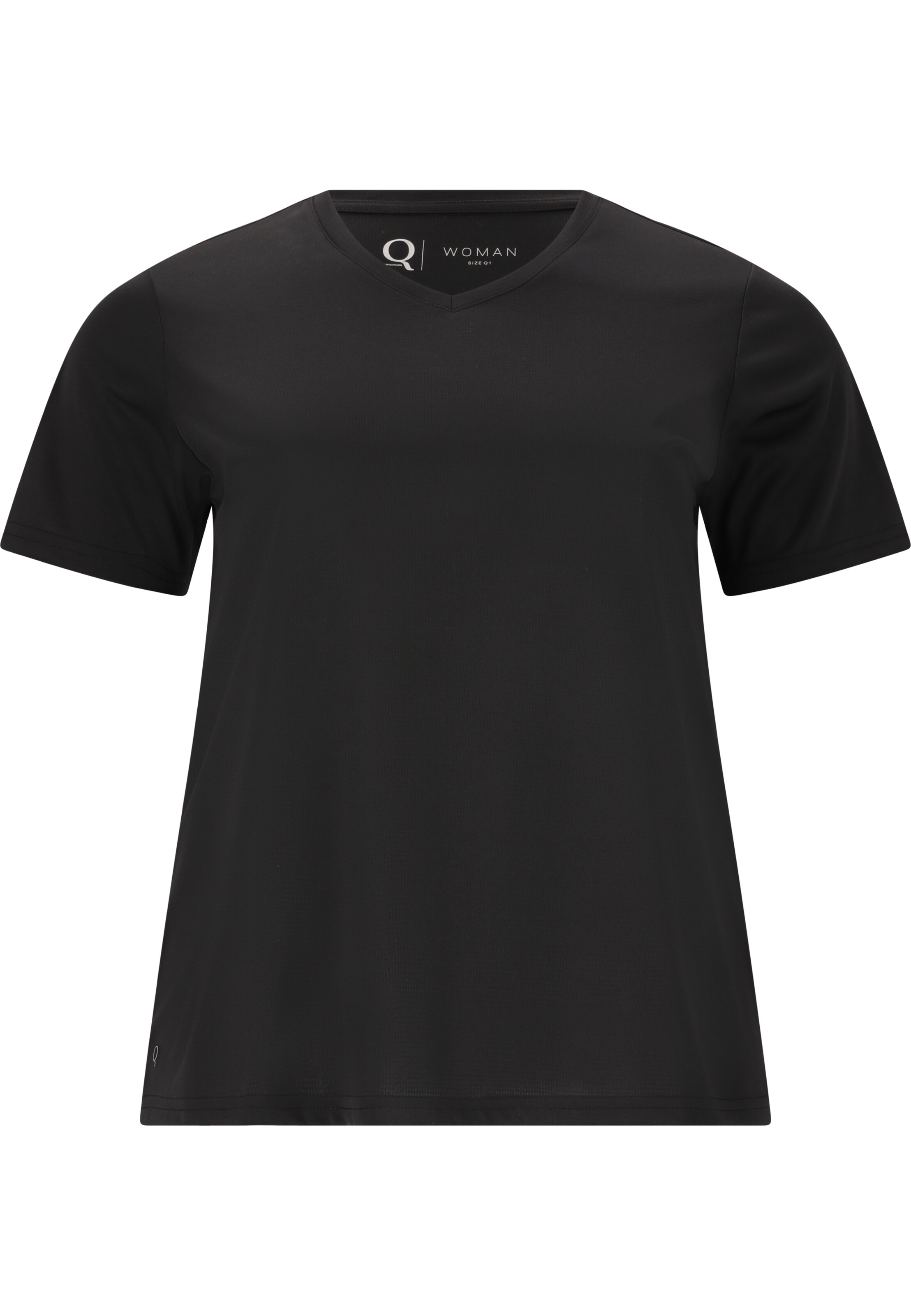 Q by Endurance Functioneel shirt 'Annabelle' in Zwart: voorkant