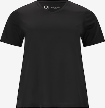 Q by Endurance T-Shirt 'Annabelle' in Schwarz: Vorderseite