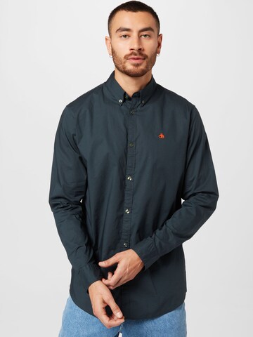 SCOTCH & SODA Regular fit Button Up Shirt in Green: front