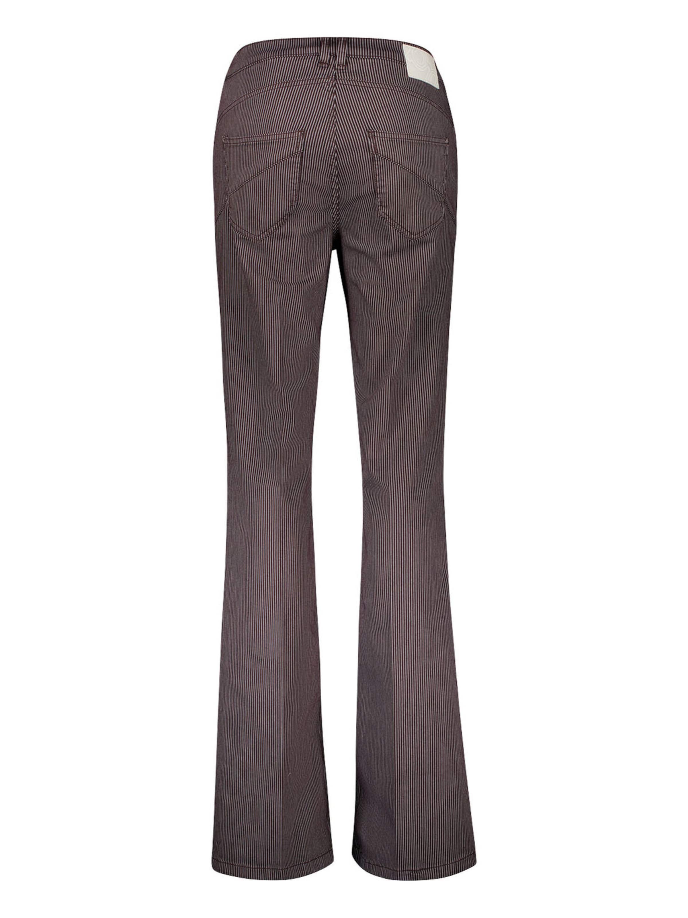 Coupe slim Pantalon 'ZURI126' Gardeur en marron