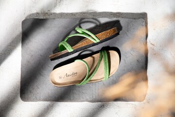 Aniston Pantolette in Grün