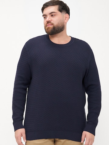 Pullover 'JPRBLUBARKLEY' di Jack & Jones Plus in blu: frontale