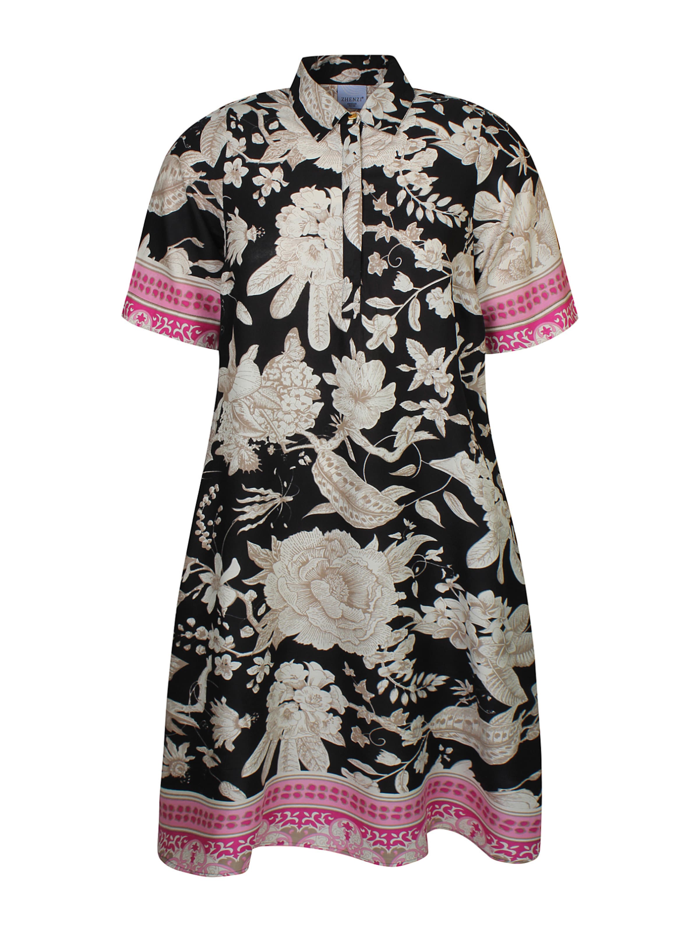 Zhenzi Dress 'Madga 1573' in Brown: front