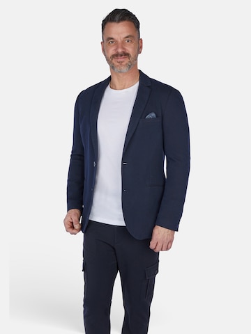 CALAMAR Regular fit Colbert in Blauw: voorkant