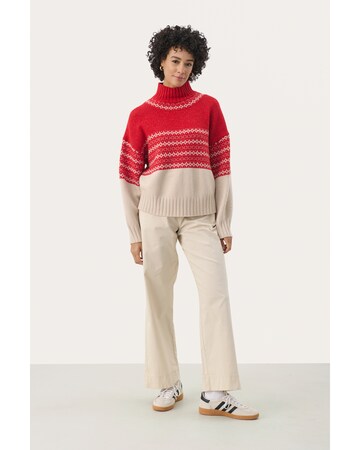 Pull-over 'Pinar' Part Two en rouge