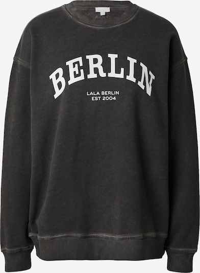 Lala Berlin Collegepaita 'Berlin' värissä musta / valkoinen, Tuotenäkymä