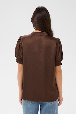 SAINT TROPEZ Bluse 'Panan' in Braun