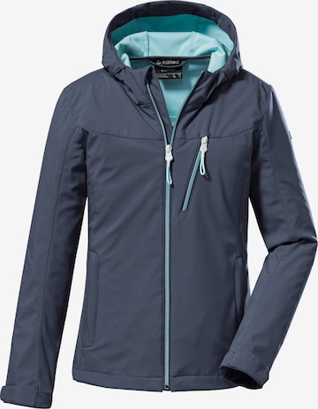 KILLTEC Outdoor jacket 'KOS' in Blue: front