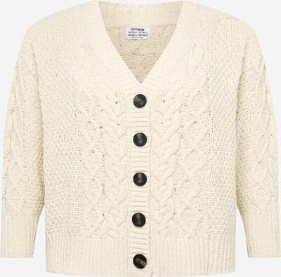 Cotton On Curve Strickjacke 'CHENILLE' in beige, Produktansicht