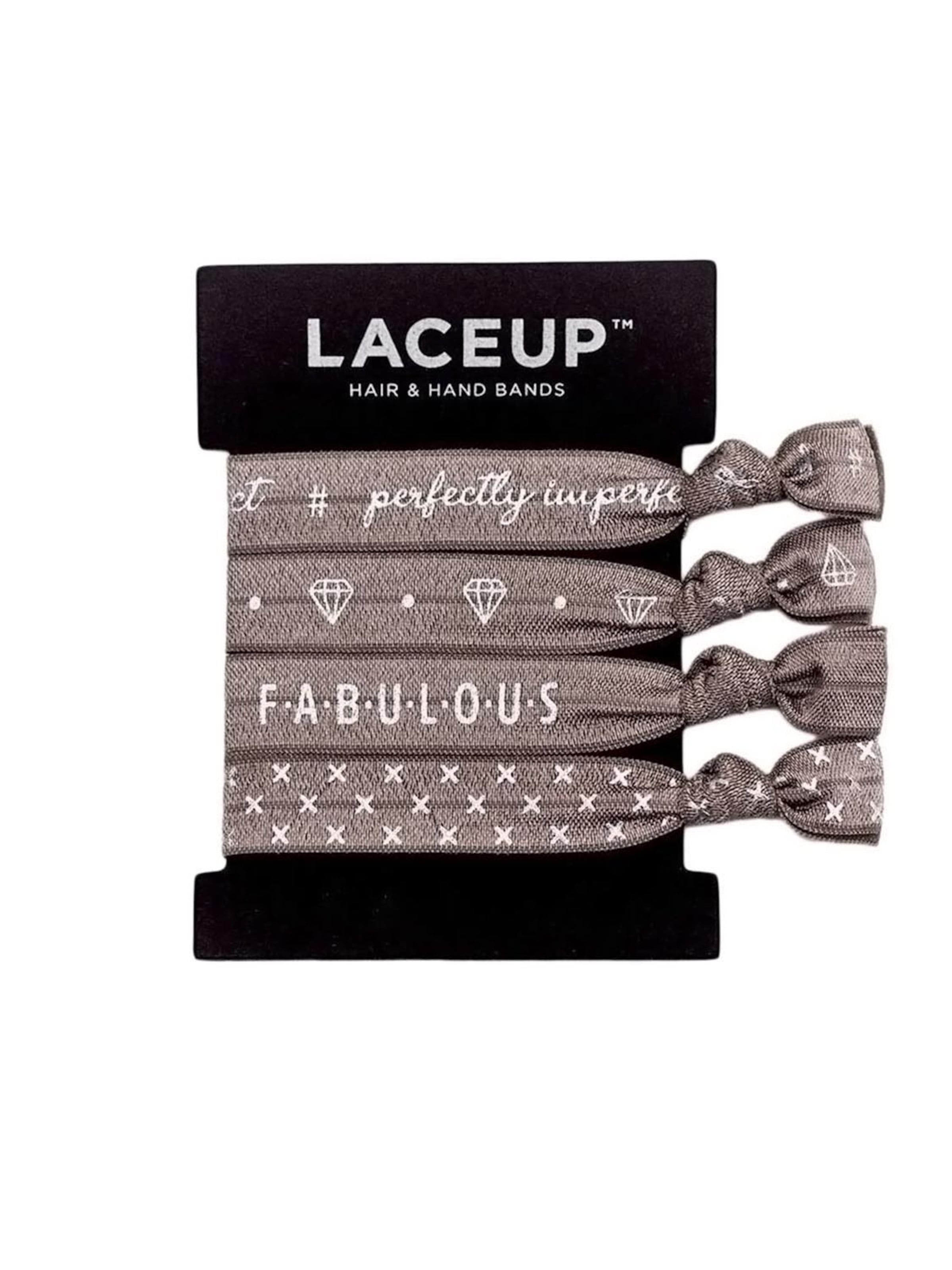 Bracelet Laceup en gris