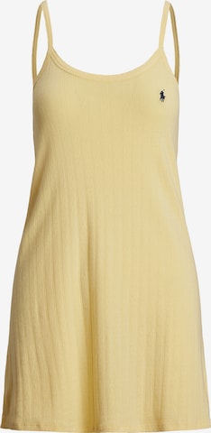 Chemise de nuit ' Slip Dress - Polo Pointelle ' Polo Ralph Lauren en jaune : devant