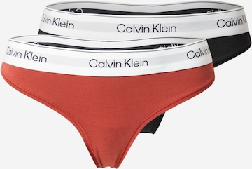 Calvin Klein Underwear Tangice | oranžna barva: sprednja stran