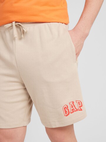 GAP Regular Trousers in Beige