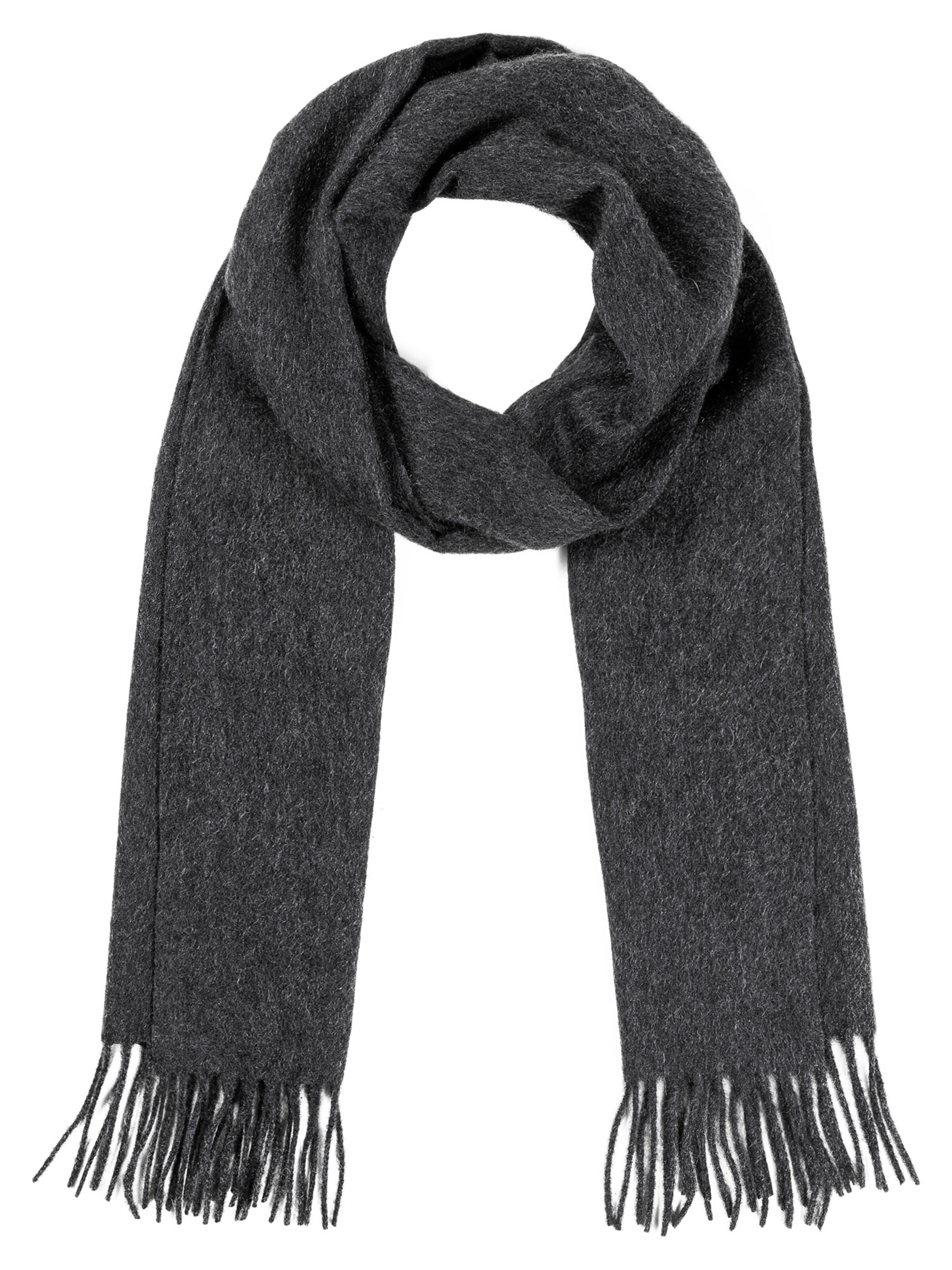 Roeckl Sjaal 'CLASSIC SOLID HERREN' in Grijs: voorkant