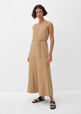 Robe s.Oliver BLACK LABEL en beige : devant