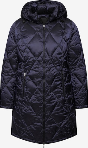 Ulla Popken Between-season jacket in Blue: front