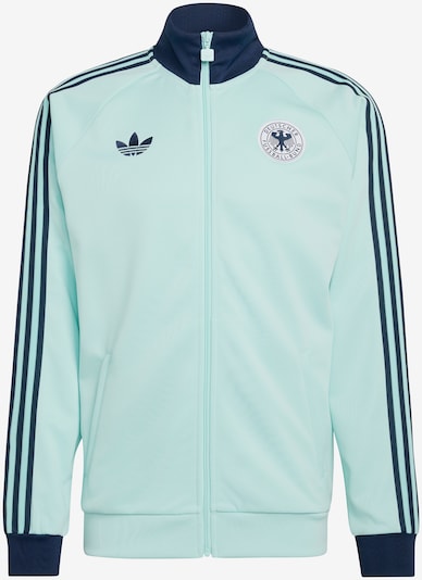 Sportinis džemperis 'DFB' iš ADIDAS PERFORMANCE, spalva – turkio spalva / tamsiai mėlyna, Prekių apžvalga