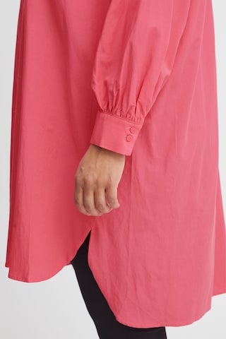 Fransa Curve Blouse 'Vibi' in Pink