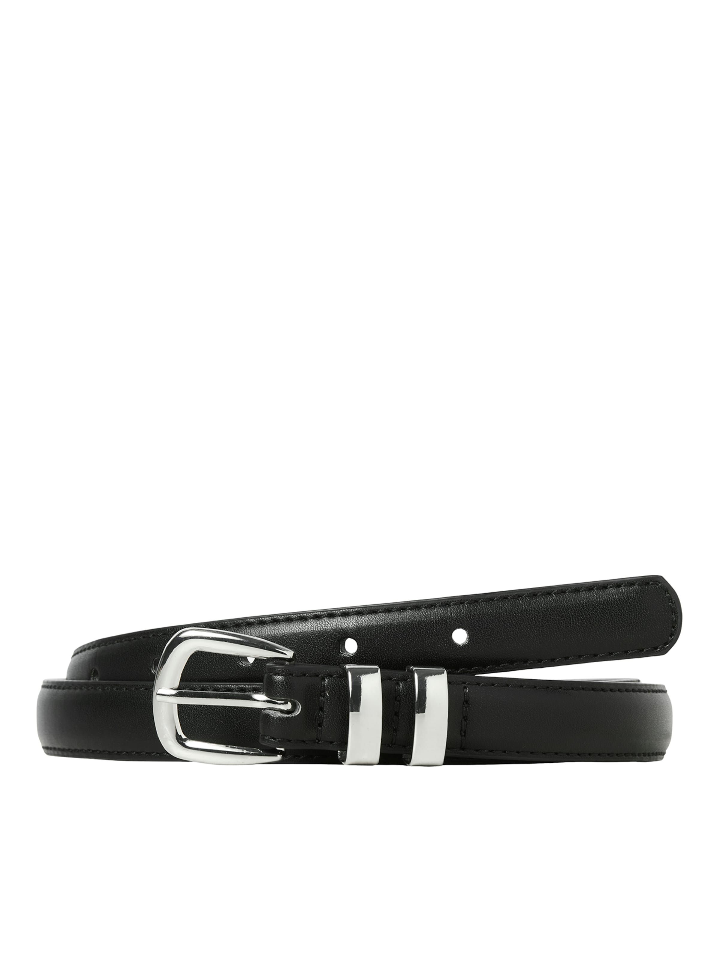 JJXX - Cinturón 'JXCELESTE' en negro: frente