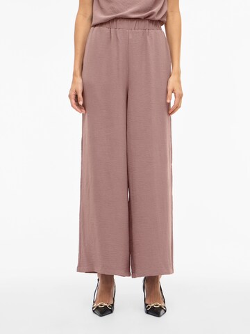Wide leg Pantaloni 'VIRELLA' de la VILA pe mov: față