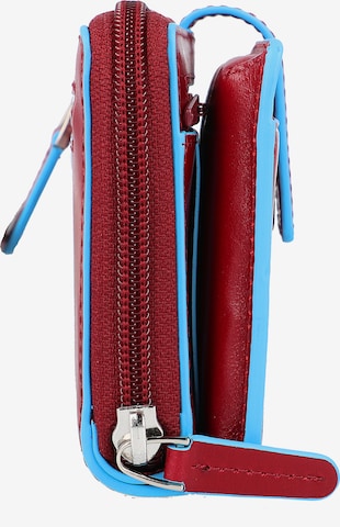 Piquadro Wallet 'Blue Square' in Red