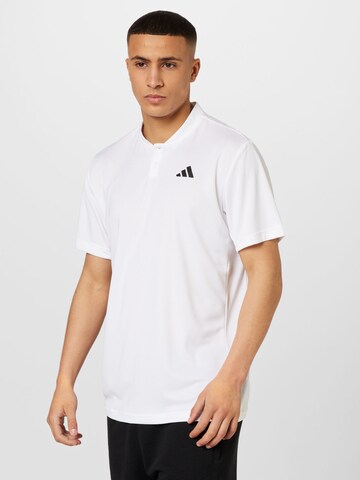 ADIDAS PERFORMANCE - Camisa funcionais 'Club Henley' em branco: frente