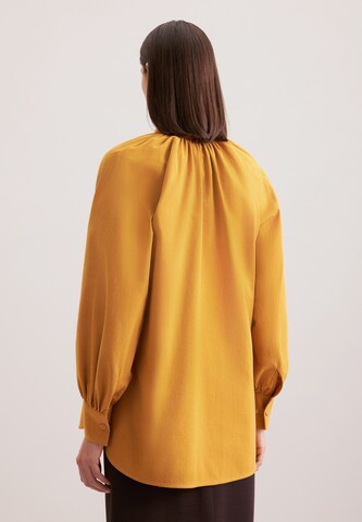 SEIDENSTICKER Blouse 'Schwarze Rose' in Geel