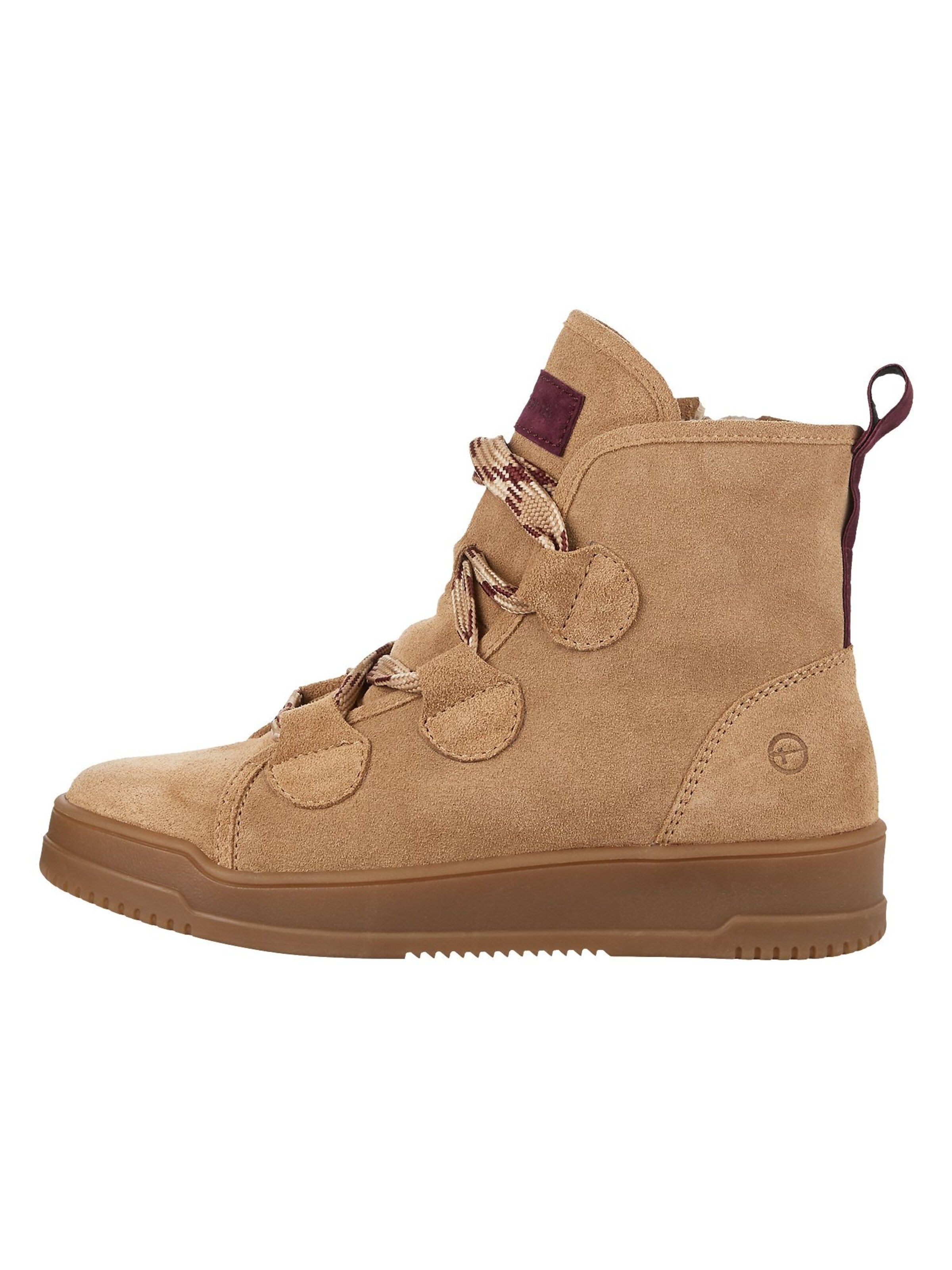 Bottines à lacets Tamaris en marron