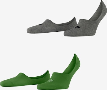 BURLINGTON Ankle Socks 'Everyday 2-Pack' in Green: front