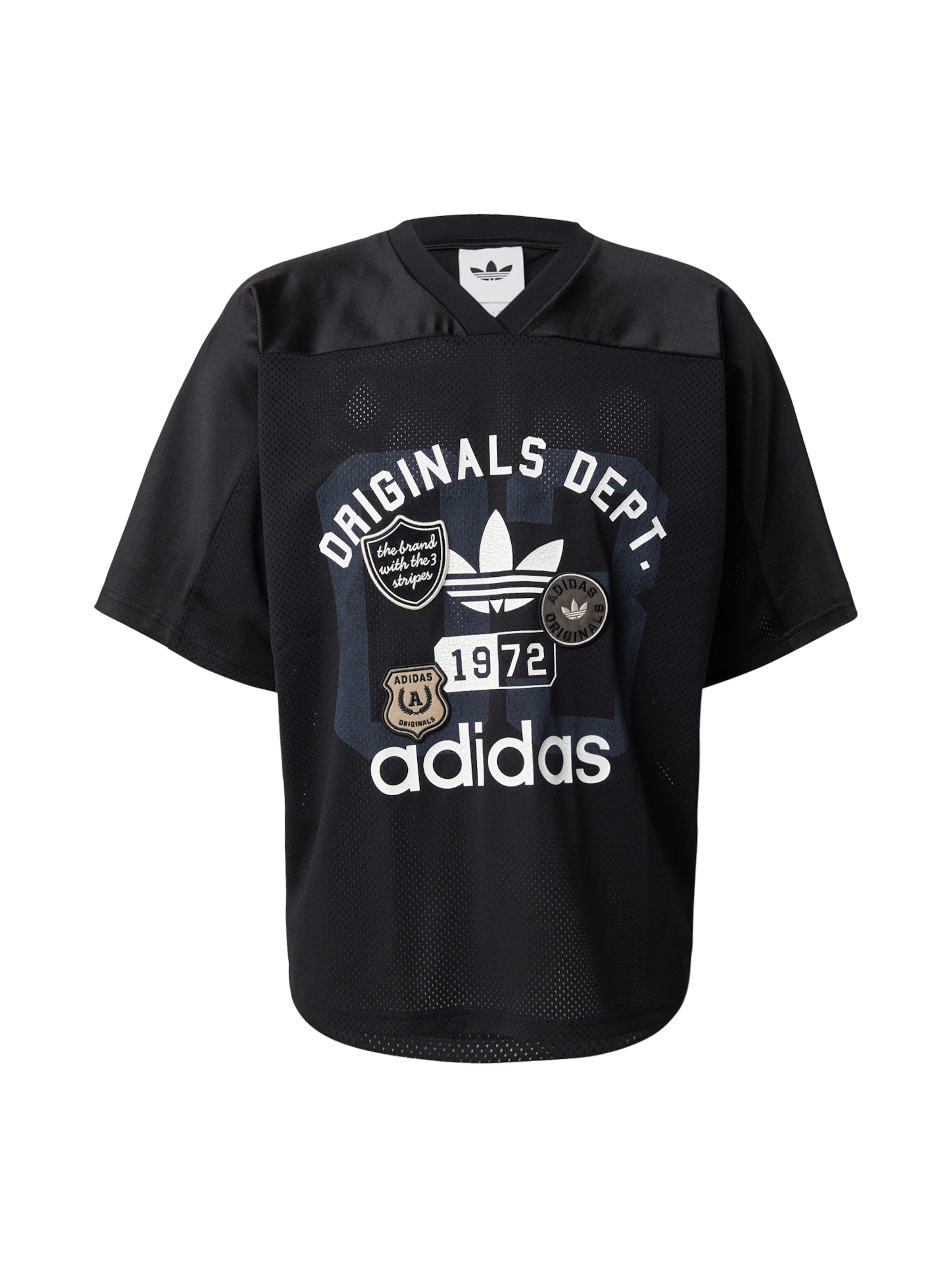 ADIDAS ORIGINALS Tričko 'DEPT' - Čierna: predná strana
