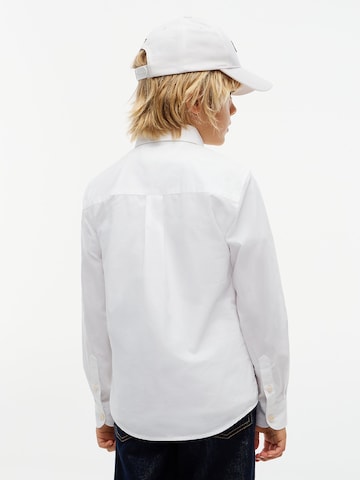 TOMMY HILFIGER Regular fit Button up shirt 'Essential' in White