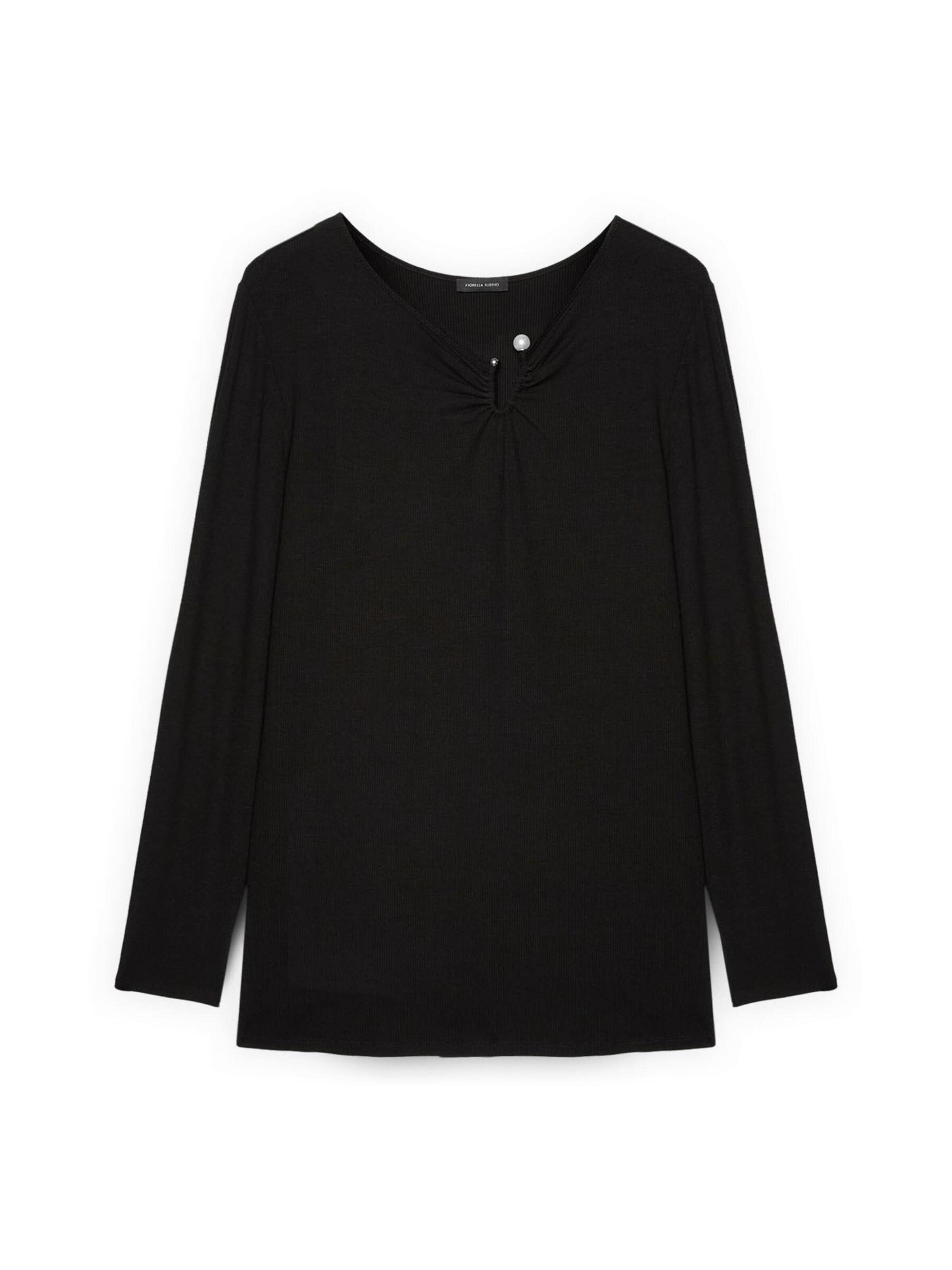 T-shirt Fiorella Rubino en noir : devant