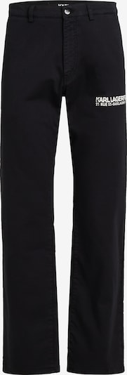 Pantaloni eleganți 'Rue St-Guillaume' Karl Lagerfeld pe galben / negru, Vizualizare produs