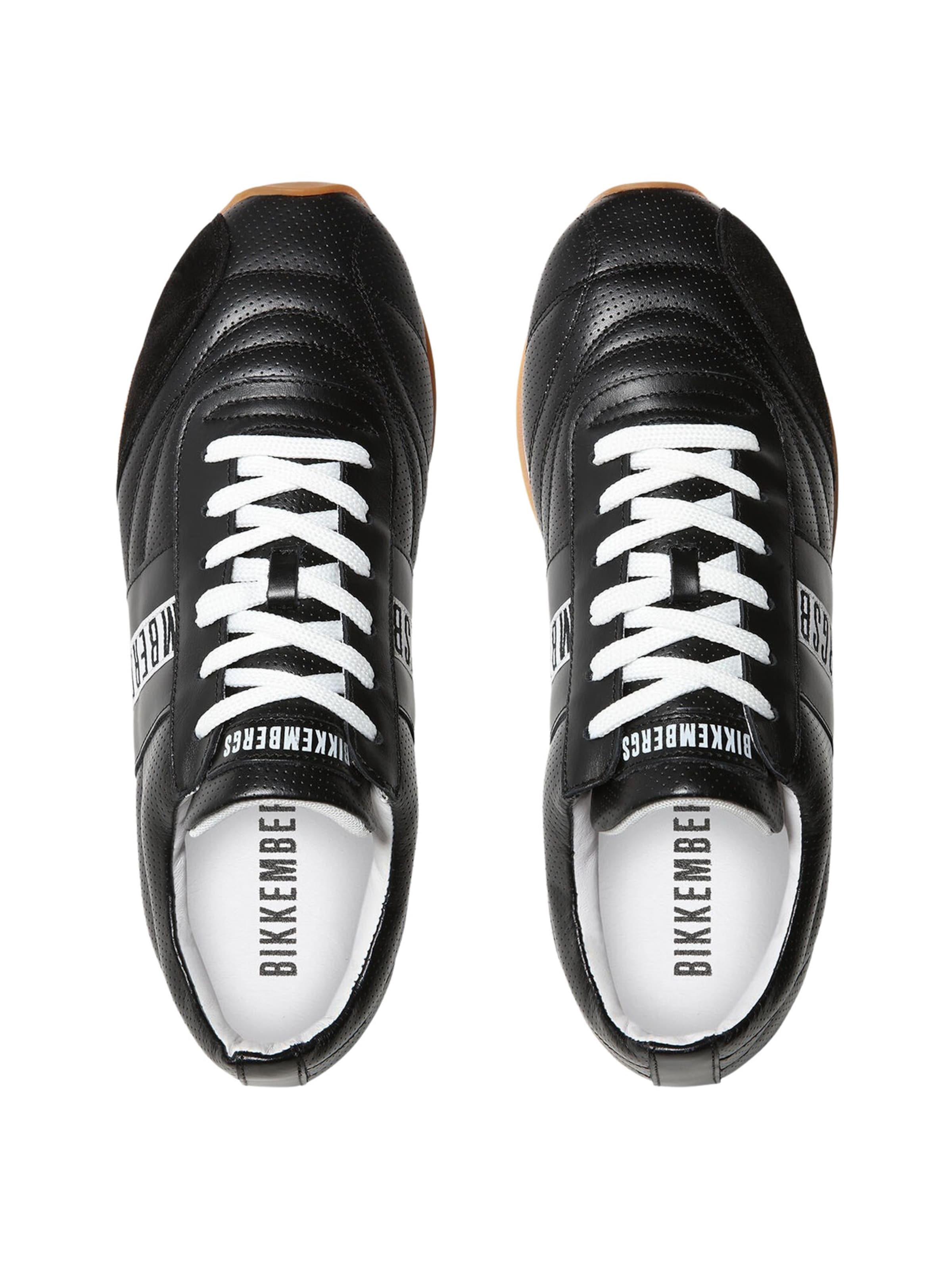 BIKKEMBERGS Platform trainers 'Soccer' in Black
