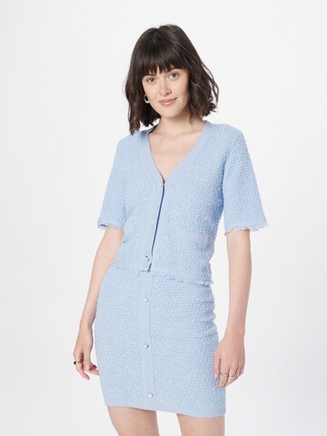 Cardigan River Island en bleu : devant