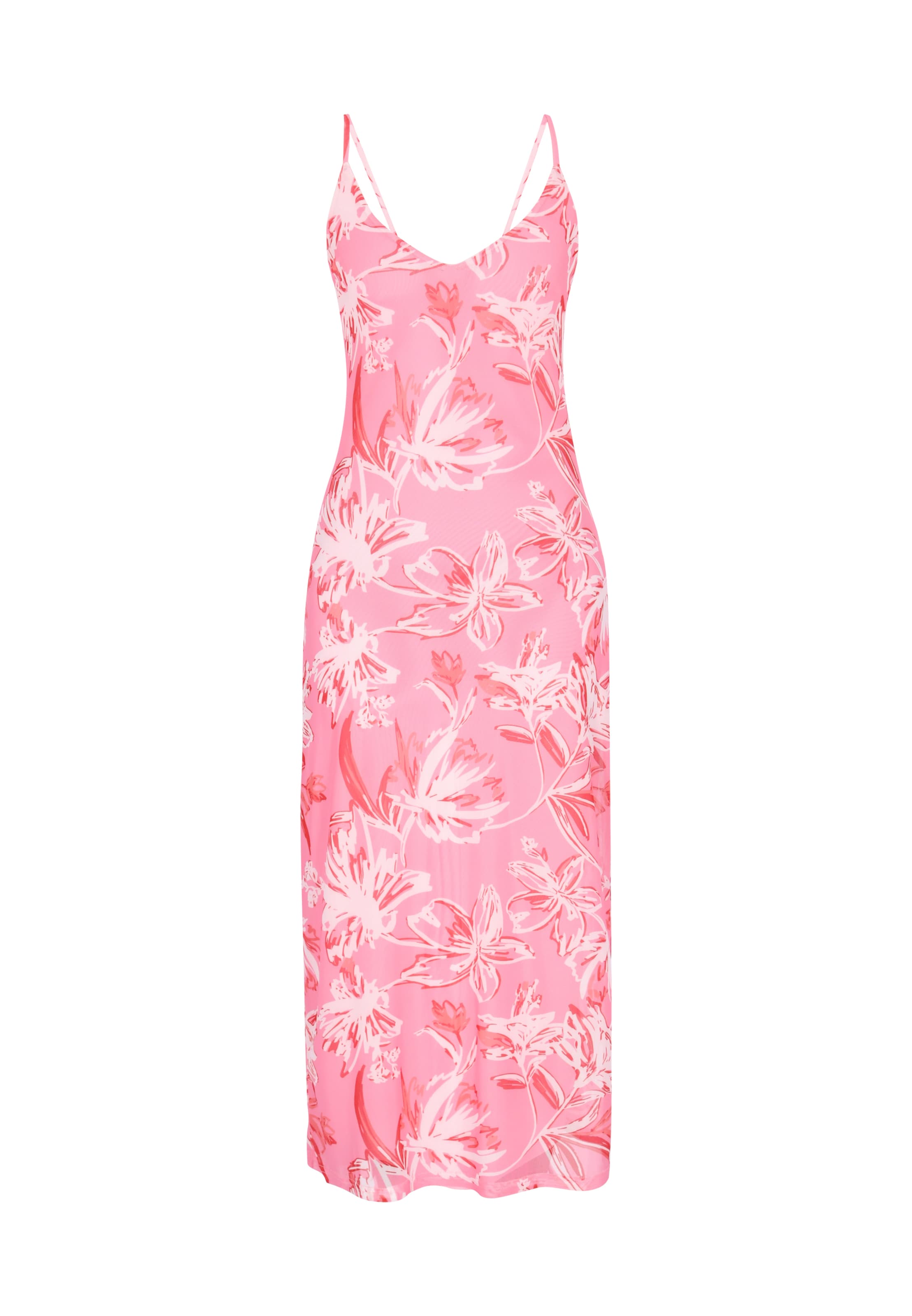 IZIA Dress in Pink: front