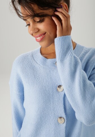 Aniston CASUAL Strickjacke in Blau