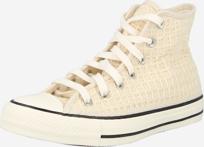 CONVERSE Augstie brīvā laika apavi 'CTAS', krāsa - bēšs / melns, Preces skats