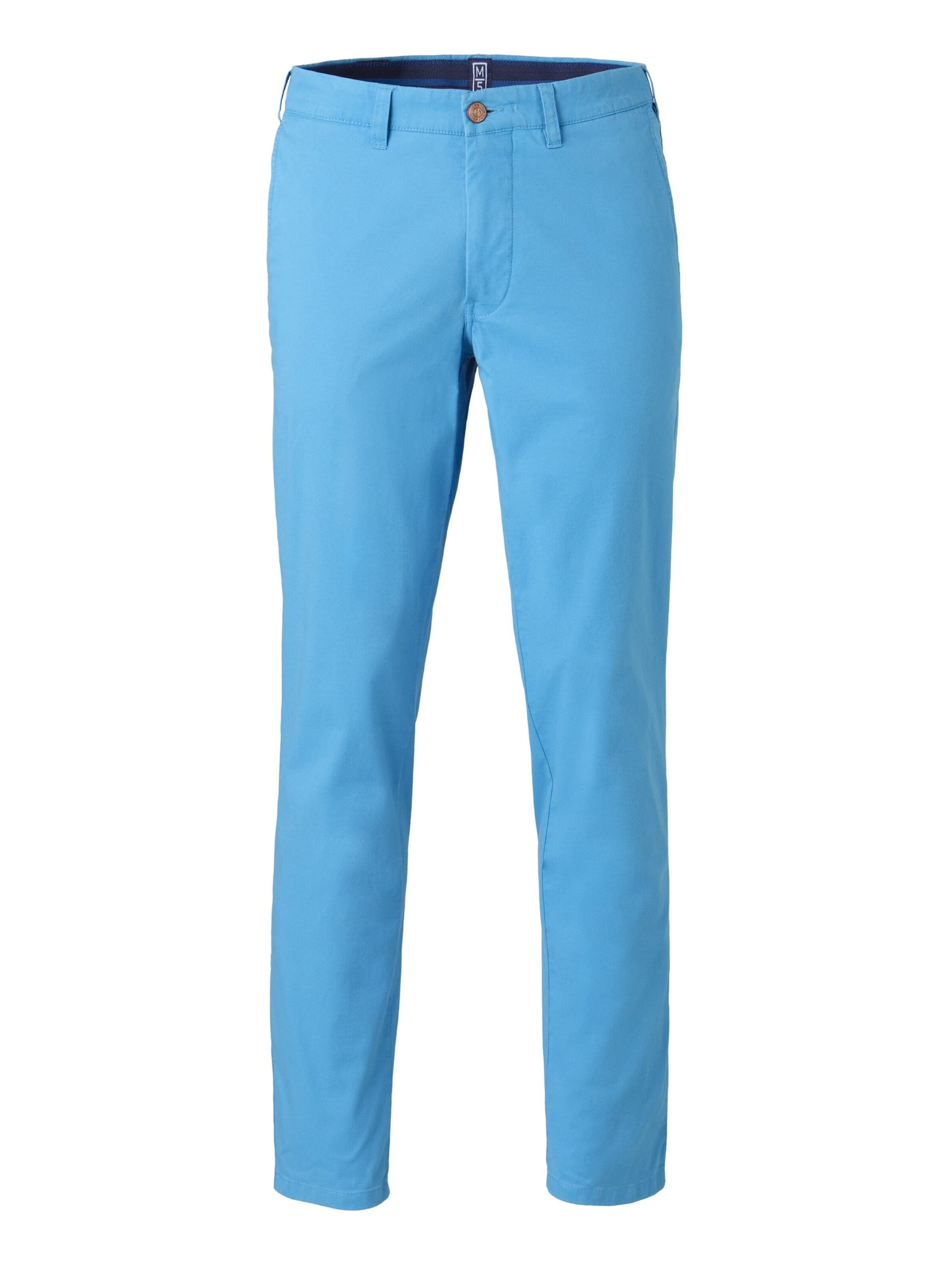 Pantalon chino MEYER en bleu : devant