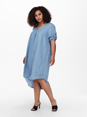 ONLY Carmakoma Jurk 'Jemma' in Blauw