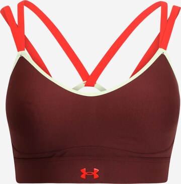 UNDER ARMOUR Bustier Sport-BH 'Infinity' in Rot: predná strana