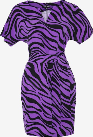 Awesome Apparel Dress in Purple: front