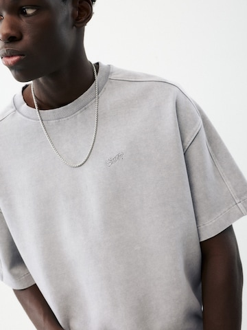 Pull&Bear Mikina 'STWD' – šedá