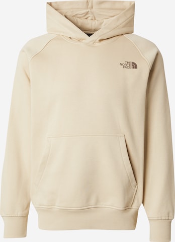 THE NORTH FACE Свитшот 'REDBOX' в Бежевый: спереди