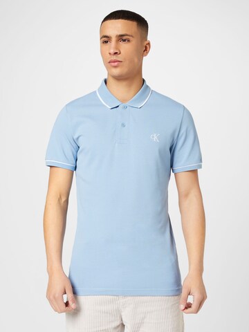 Calvin Klein Jeans Poloshirt in Blau: predná strana