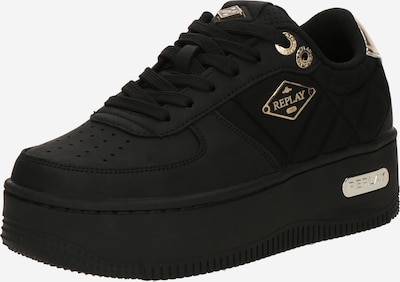 Sportbačiai be auliuko iš REPLAY, spalva – Auksas / juoda, Prekių apžvalga