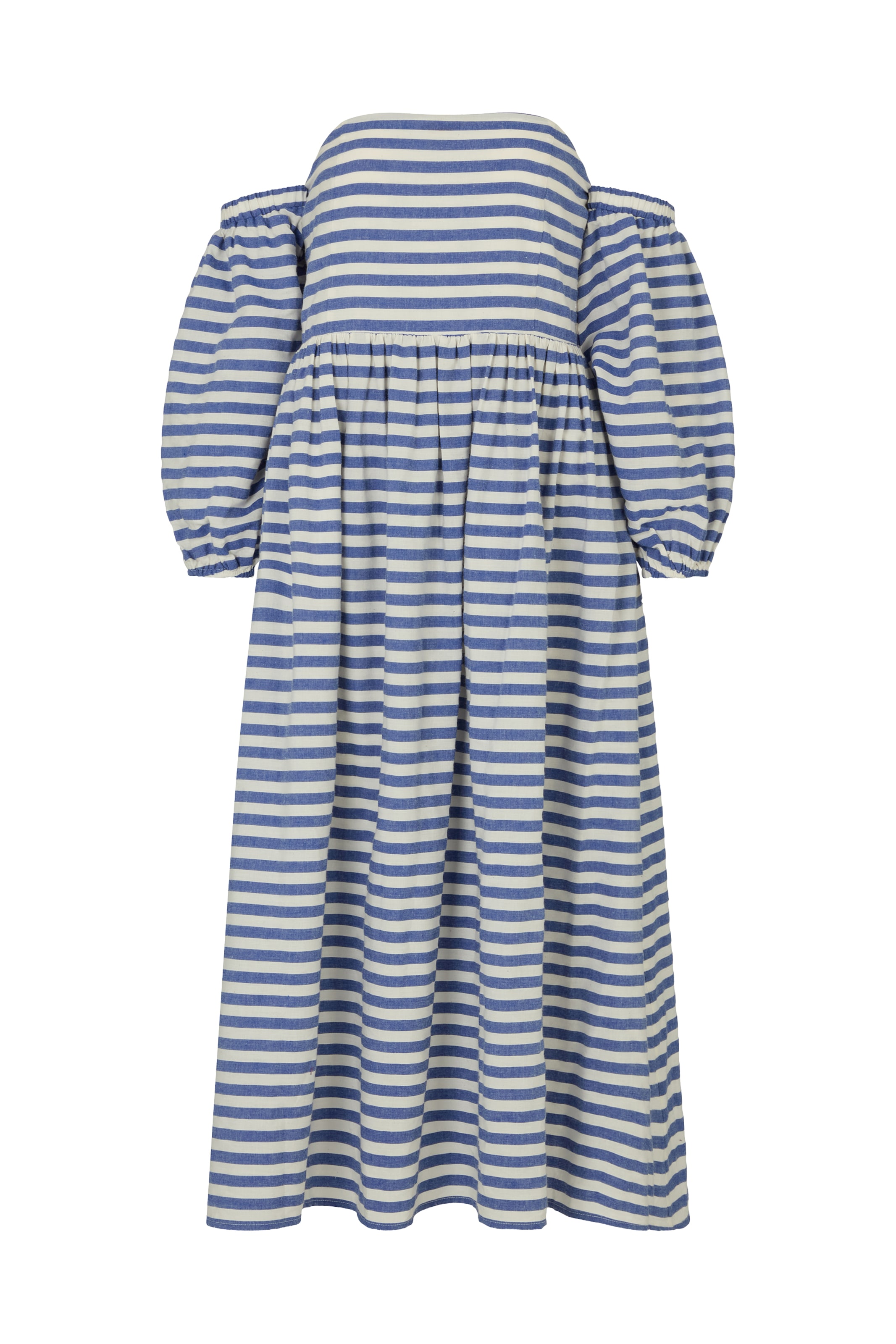 lily and lionel Kleid 'Sara Bardot' in Blau: Vorderseite