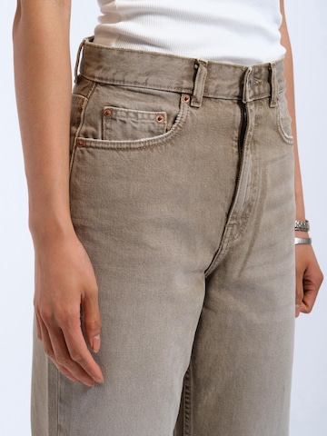 Dr. Denim Regular Jeans 'Echo High Straight'‌‌‌‌‌ in Beige