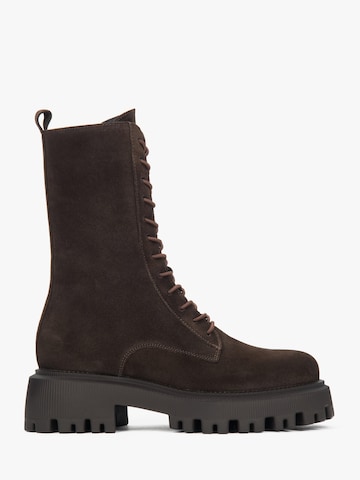 Estro Ankelstøvler '09-2324' i brun: forside