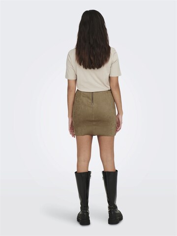 ONLY Skirt 'ONLJulie' in Brown